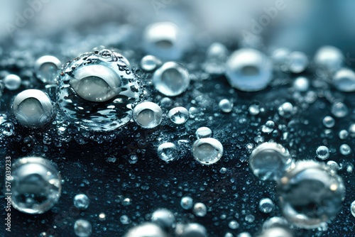 water drops on liquid background