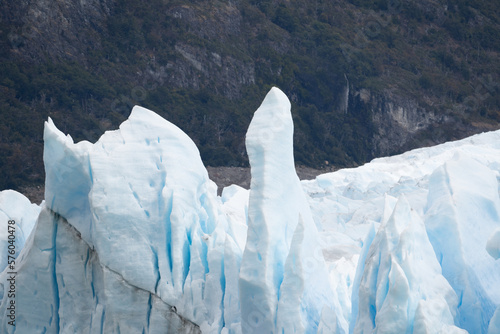 Perito Moreno Glacier, El Calafate, Argentina on January 25, 2023: here one of the South American glaciers.