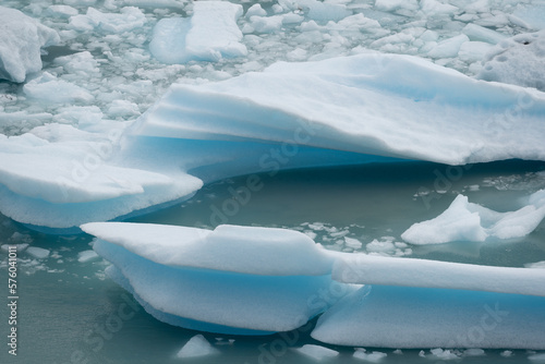 Perito Moreno Glacier, El Calafate, Argentina on January 25, 2023: here one of the South American glaciers.