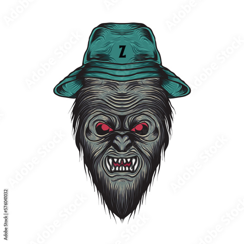 Yeti head logo