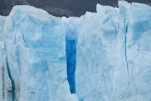 Perito Moreno Glacier, El Calafate, Argentina on January 25, 2023: here one of the South American glaciers.