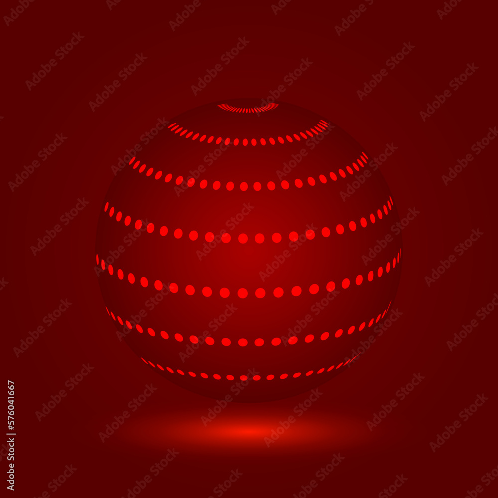 3d sphere in trendy red color style. abstract spheres. Abstract globe. Disco ball. technology concept. futuristic light style. sphere of dots, circles. Modern. Vector illustration. 3d sphere in trendy red color style. abstract spheres. Abstract globe. Disco ball. technology concept. futuristic light style. sphere of dots, circles. Modern. Vector illustration.