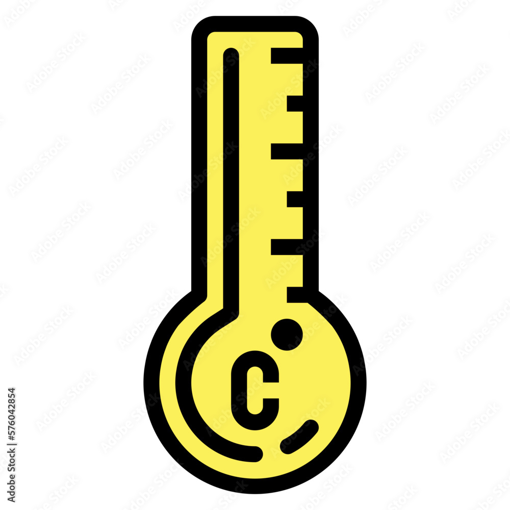celsius filled outline icon style celsius filled outline icon style