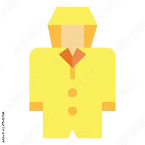 rainy flat icon style