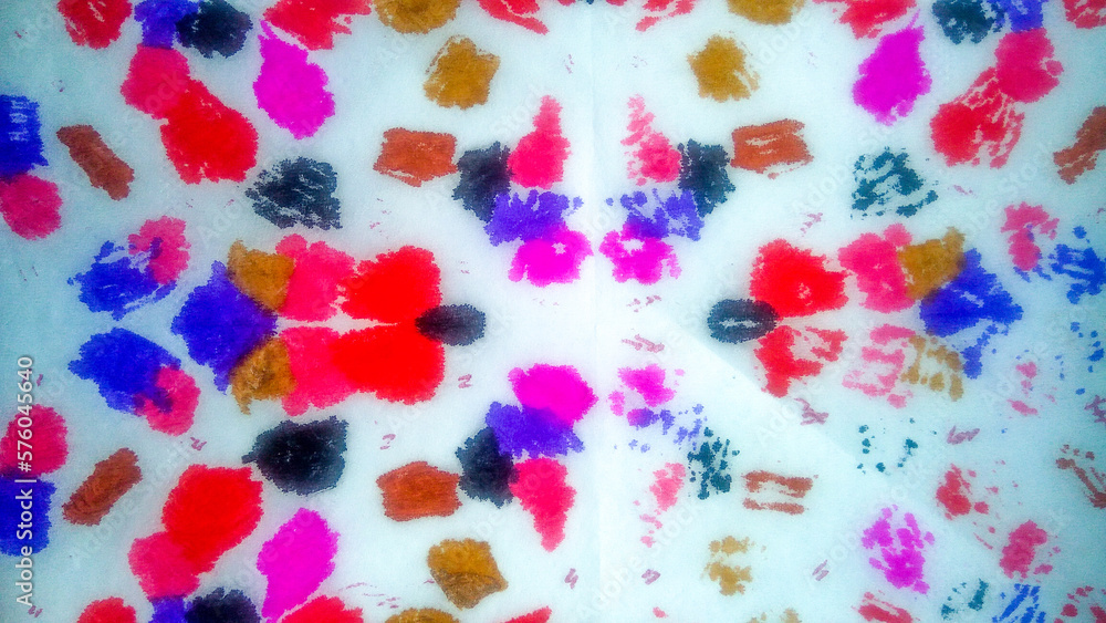 Animal Print Patterns. Multicolor Wild Cat Skin.