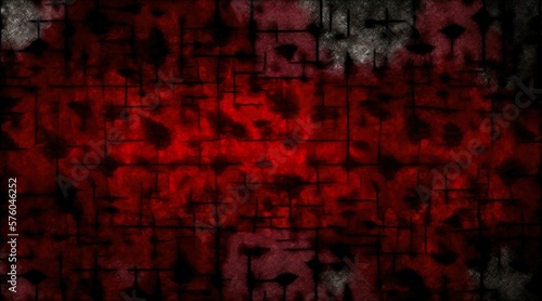 Scary wall background  horror texture for background Generative AI