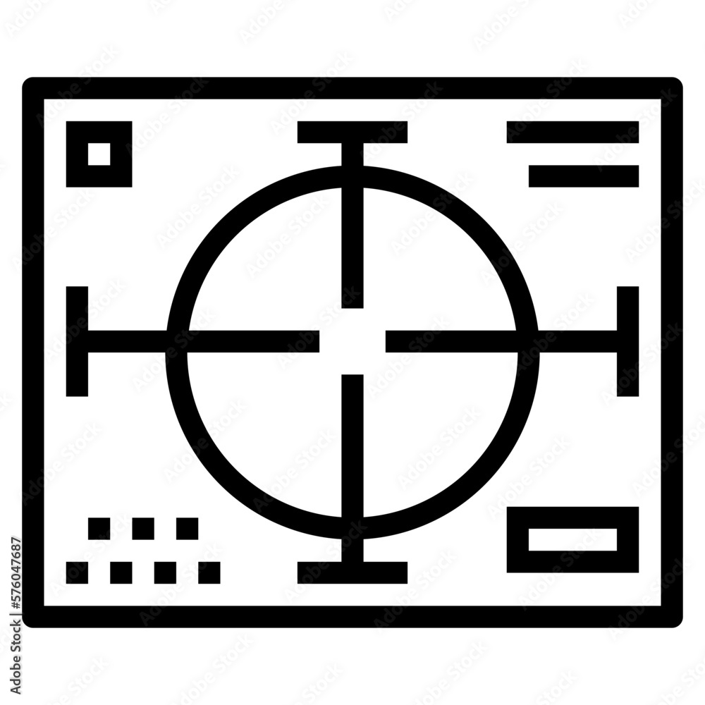 screen line icon style screen line icon style