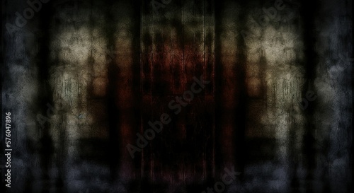 Scary wall background, horror texture for background Generative AI © INFINITO