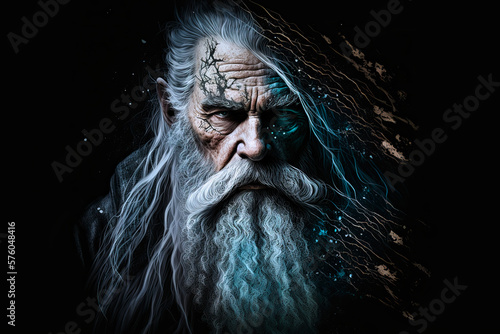 old wise fictional wizard