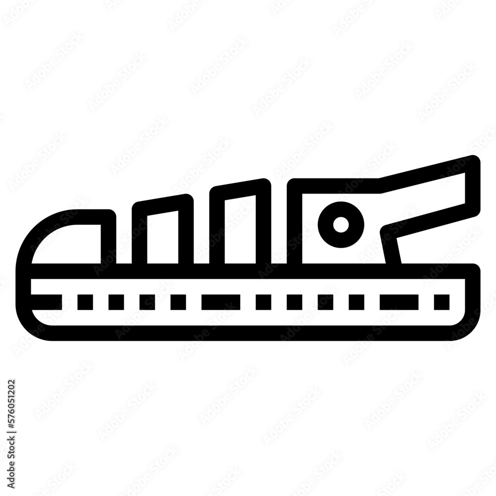sandal line icon style sandal line icon style