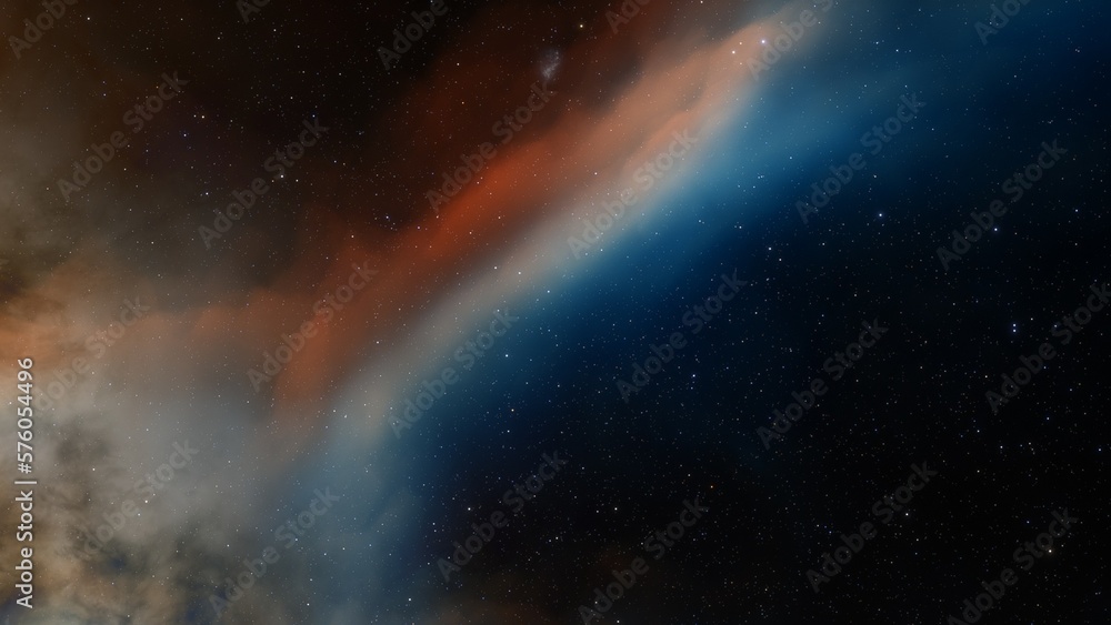 Deep space nebula with stars. Bright and vibrant Multicolor Starfield Infinite space outer space background with nebulas and stars. Star clusters, nebula outer space background 3d render
Deep space nebula with stars. Bright and vibrant Multicolor Starfield Infinite space outer space background with nebulas and stars. Star clusters, nebula outer space background 3d render