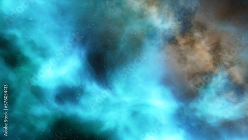 Wallpaper Mural Deep space nebula with stars. Bright and vibrant Multicolor Starfield Infinite space outer space background with nebulas and stars. Star clusters, nebula outer space background 3d render
 Torontodigital.ca