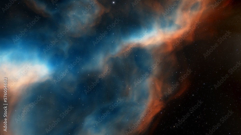 Obraz premium Night sky - Universe filled with stars, nebula and galaxy 