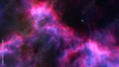 Universe filled with stars, nebula and galaxy 