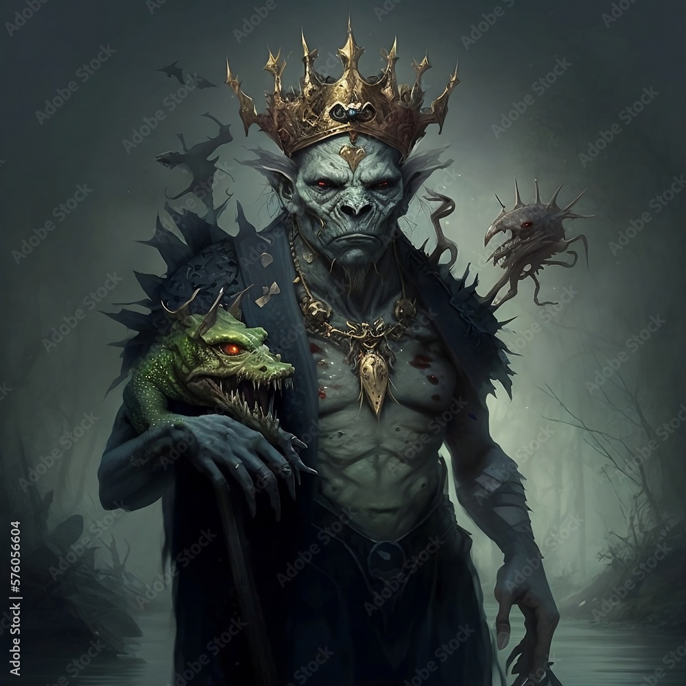 Unholy Alliance: A Demon and His Reptilian Companion