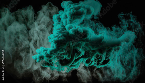 Green smoke. Generative AI