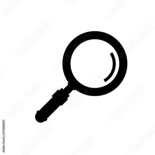 magnifying glass isolated on white