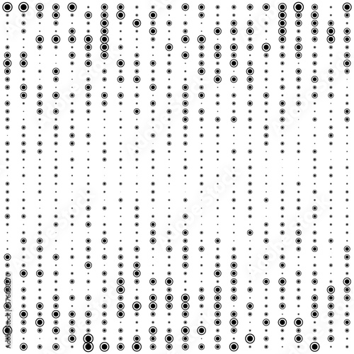 Circles halftone random pattern background. Vector illustration.