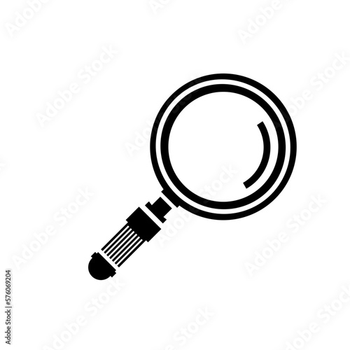 magnifying glass isolated on white