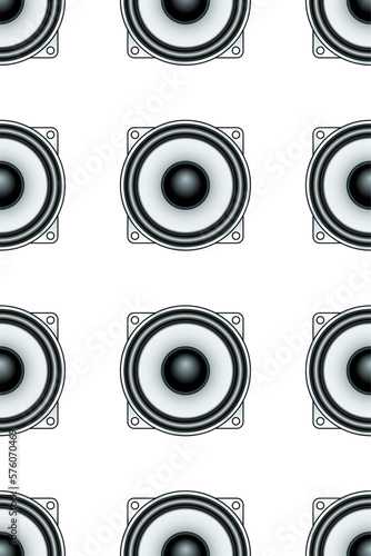 Audio loudspeaker pattern