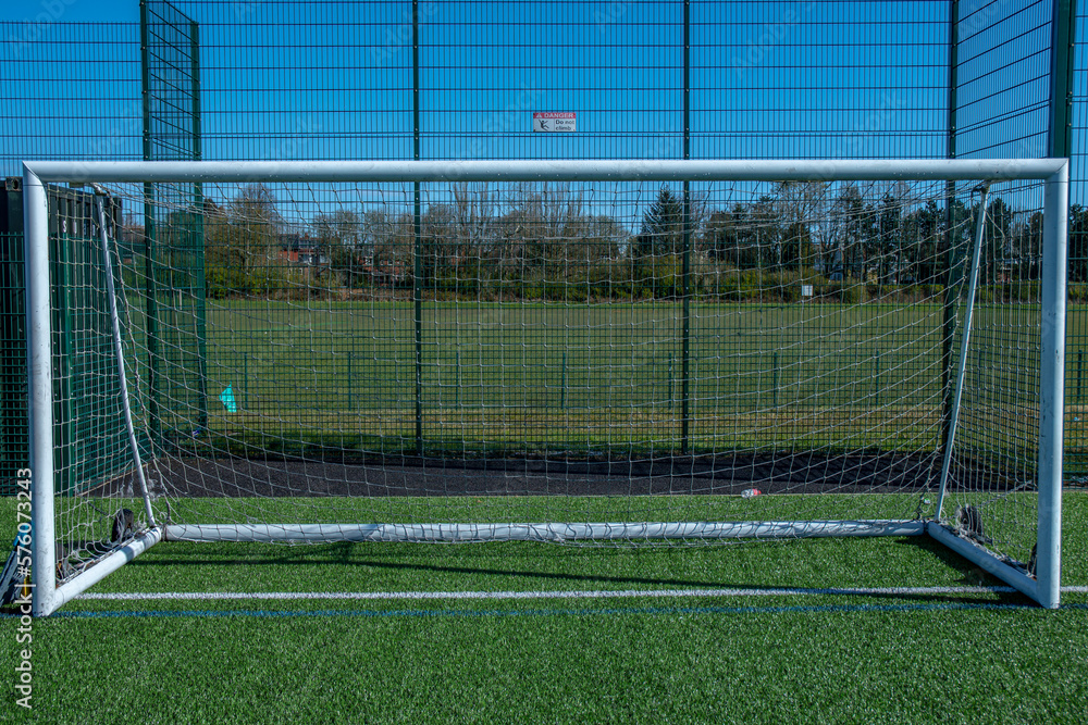 Fototapeta premium NETS AT THE ASTROTURF PITCH 