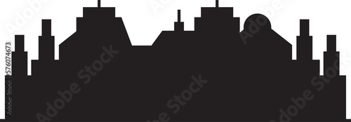 city skyline silhouette illustration