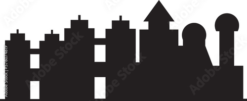 city skyline silhouette illustration © bigpa