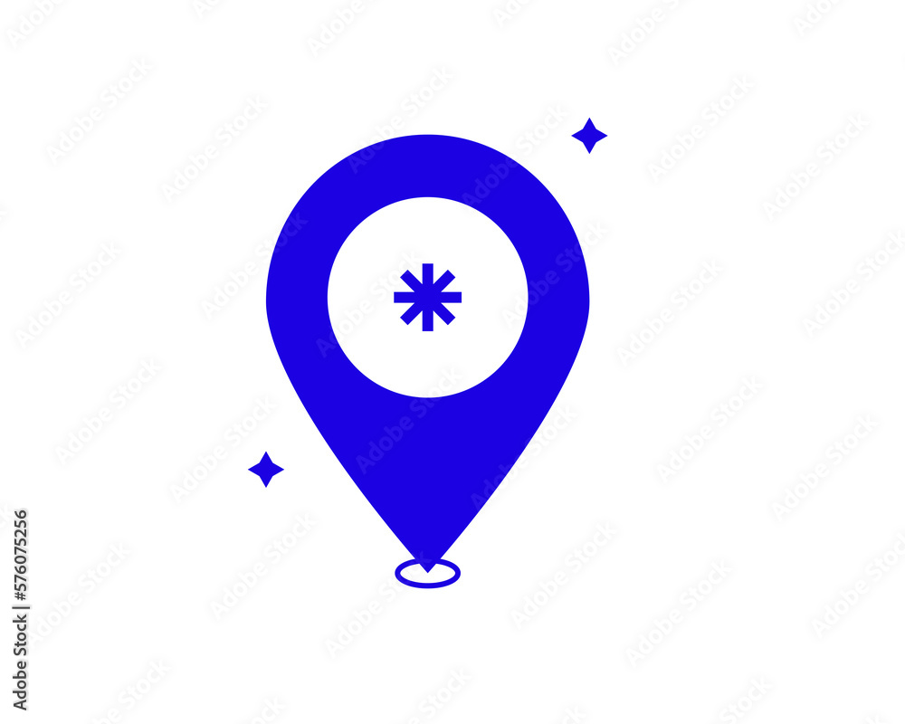 Isolated Concept of location vector illustration in a flat style. Isolated Concept of location vector illustration in a flat style.