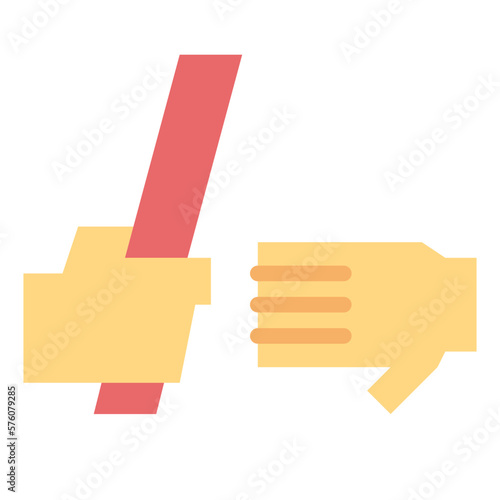 relay race flat icon style