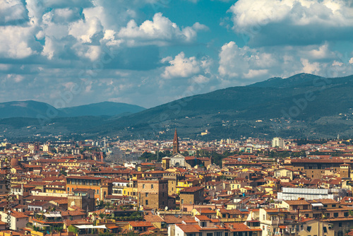 Panoramic view of Florence city