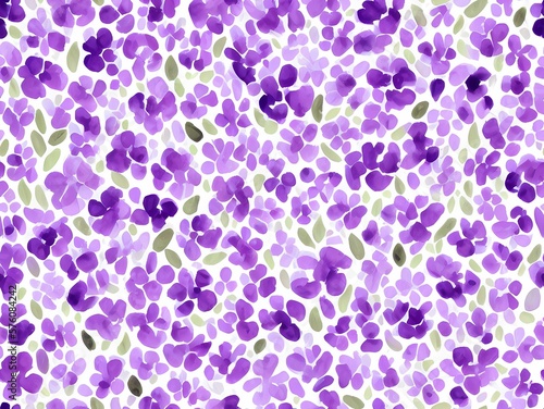 pattern with flowers created with generative ai