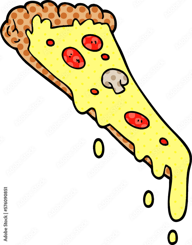 cartoon doodle slice of pizza cartoon doodle slice of pizza