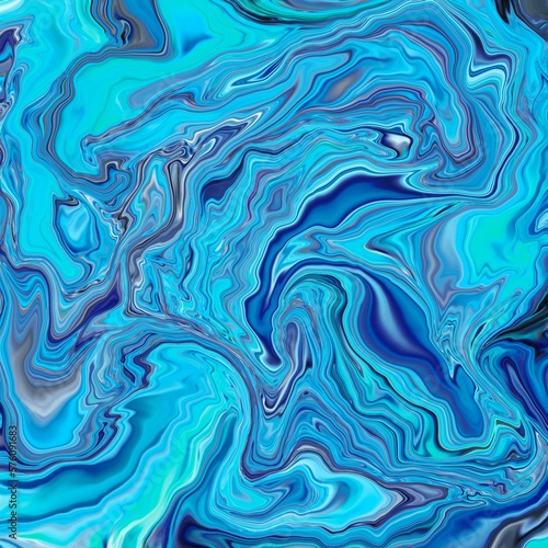 Shades of Blue Fluid Design