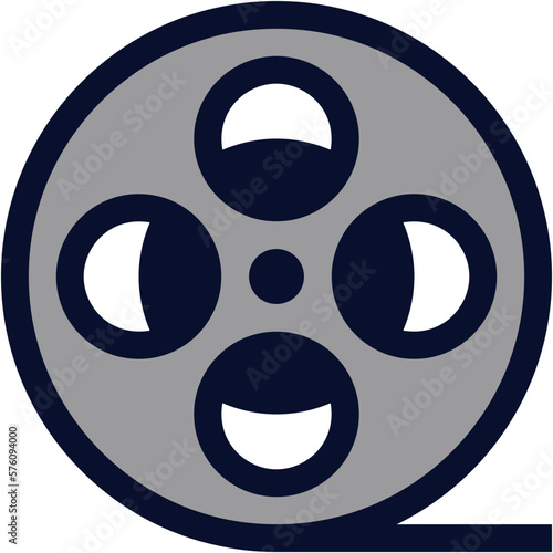 Film Roll Color Icon