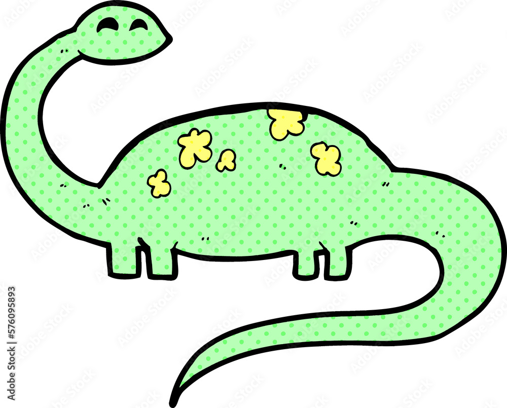Obraz premium cartoon dinoaur