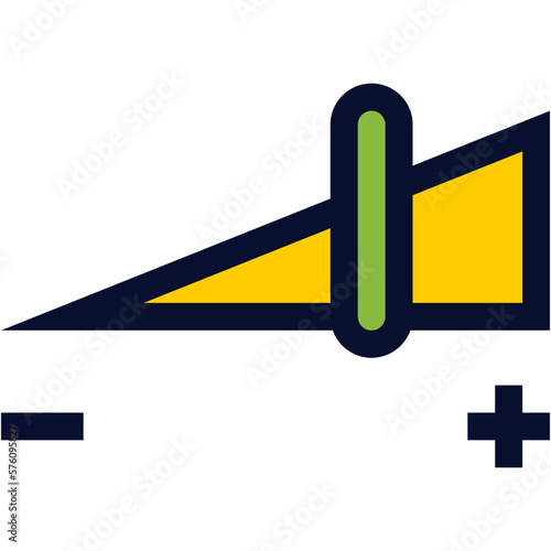 Volume Slider Color Icon