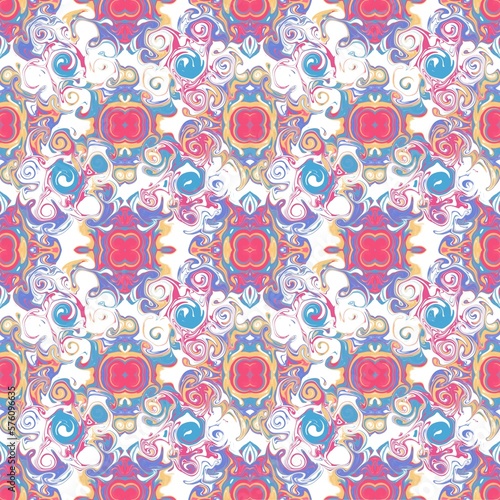 Colorful Hand Drawn Pattern