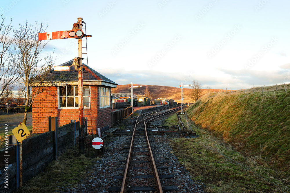 Leadhills Station - terminus of the Leadhills and Wanlockhead Light Railway