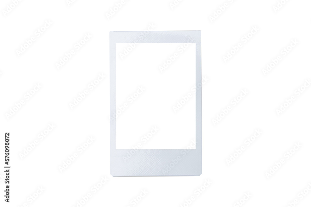 Instant print frame blank with transparent background Instant print frame blank with transparent background