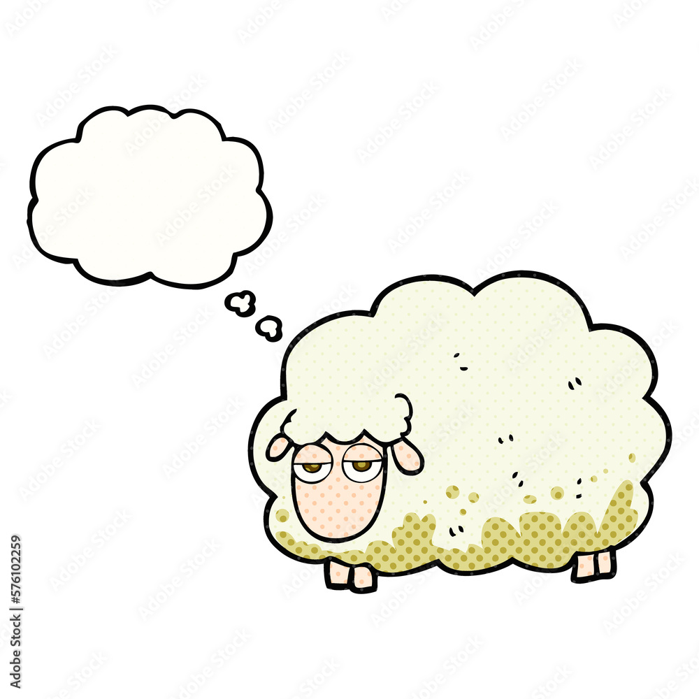 thought bubble cartoon muddy winter sheep thought bubble cartoon muddy winter sheep