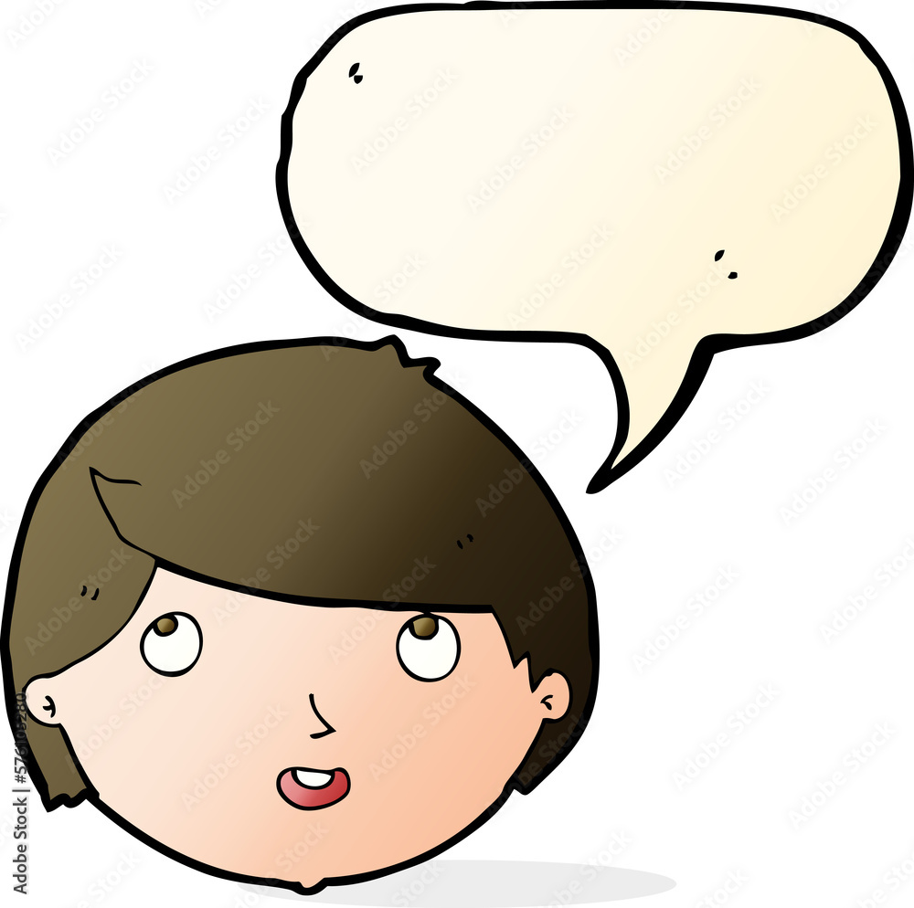 cartoon happy face with speech bubble cartoon happy face with speech bubble
