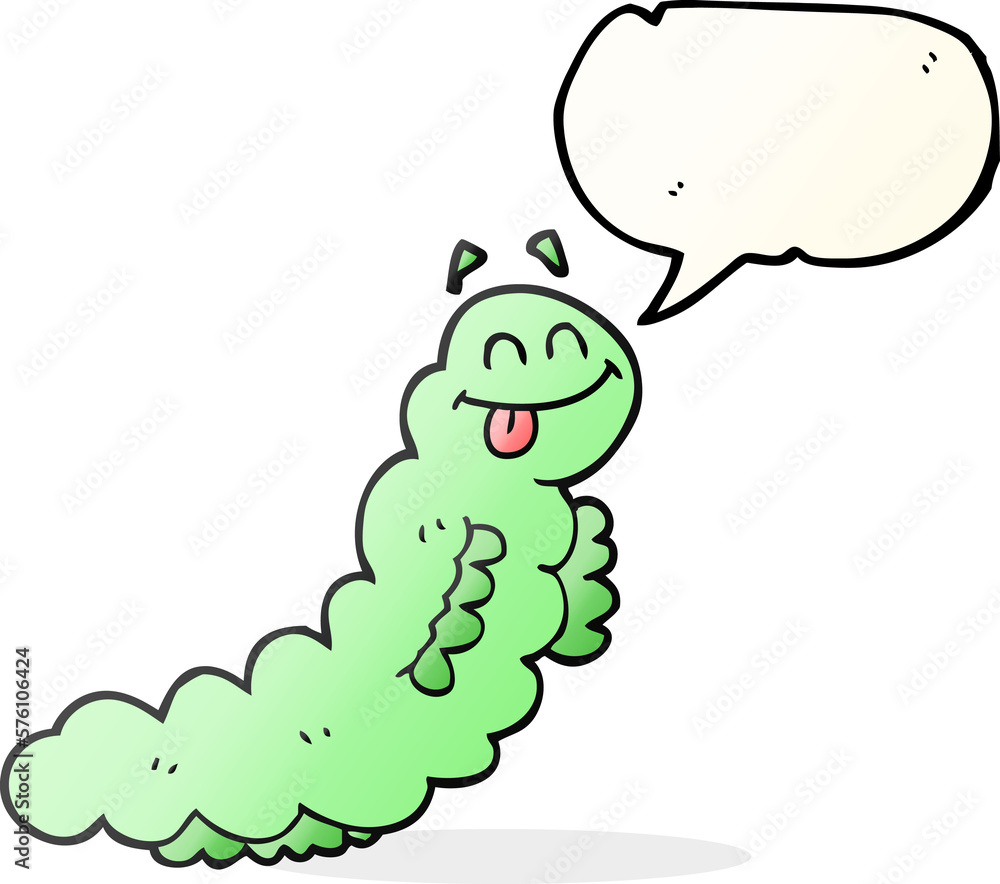 speech bubble cartoon caterpillar speech bubble cartoon caterpillar