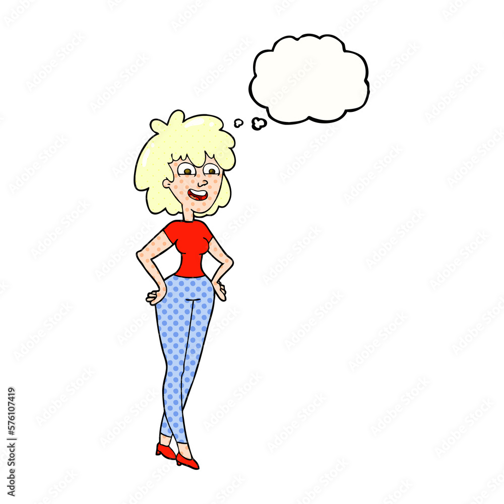 thought bubble cartoon surprised woman thought bubble cartoon surprised woman