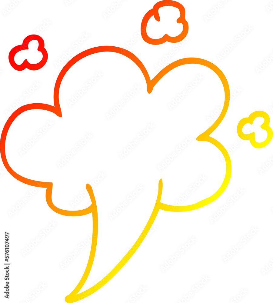 warm gradient line drawing cartoon gust of air warm gradient line drawing cartoon gust of air