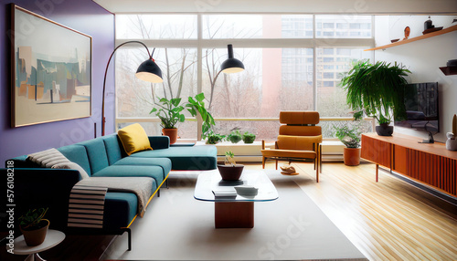 Midcentury Modern Living Room