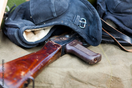 russian rifle and bullets