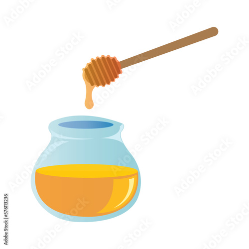 honey icon logo vector design template