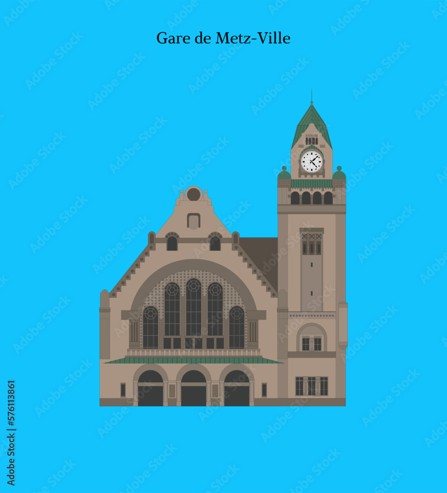 Gare de Metz-Ville, France Metz-Ville station Gare de Metz-Ville, France Metz-Ville station