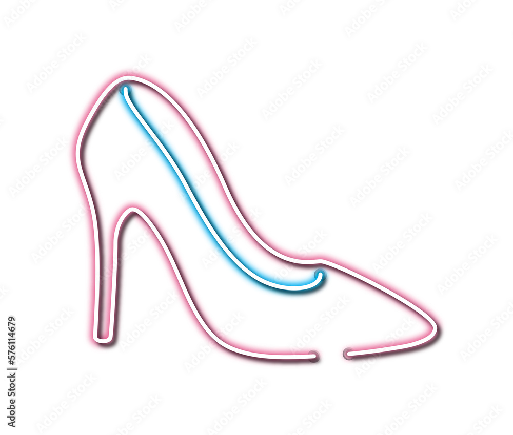 neon high heel neon high heel