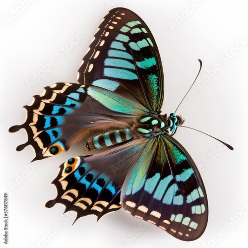 Common Bluebottle Graphium sarpedon Butterfly photo